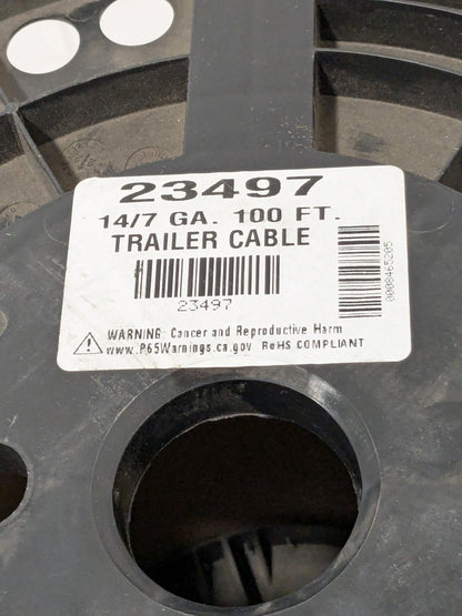EastPenn 14 AWG, 100' OAL, Hook Up Wire Black Tuphayzel Jacket 23497
