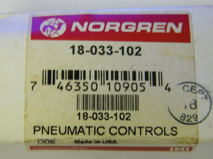 Norgren Differential Pressure Indicator 18-033-102