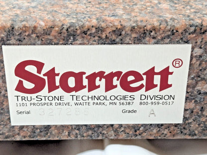Starrett Granite Comparator Stand 8" x 12" x 2" W/O Indicator 566