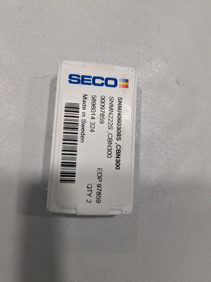 SECO Turning Insert 2pk: SNMN 222S CBN300, PCBN 00097859