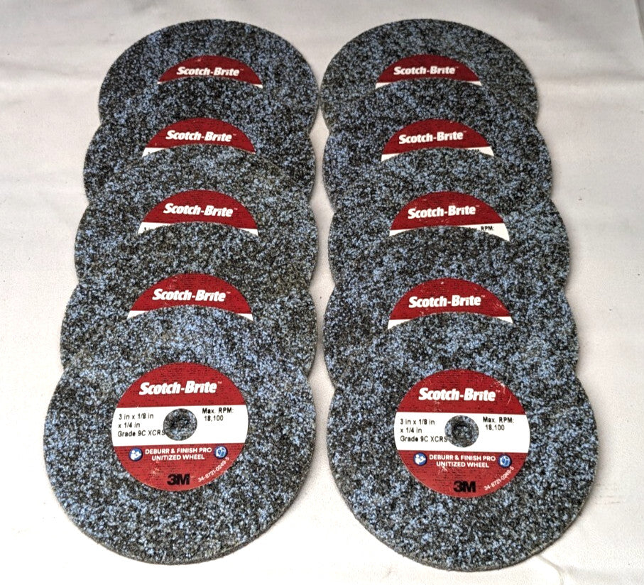 3M Deburring Wheel 3" Dia Precision Shaped Ceramic *QTY 10*  7100290243