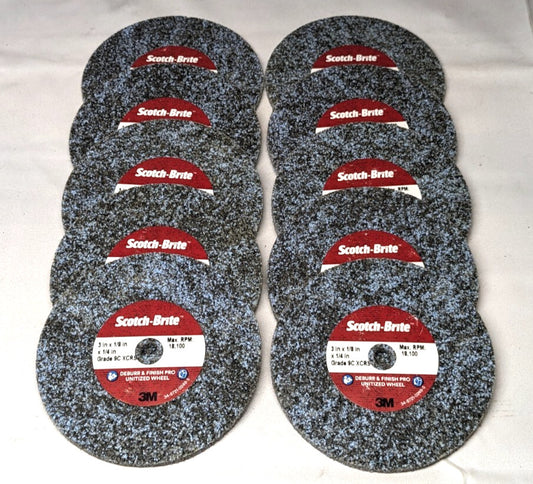 3M Deburring Wheel 3" Dia Precision Shaped Ceramic *QTY 10*  7100290243