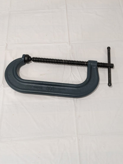 WILTON C-Clamp: 8" Max Opening, 3-7/16" Throat Depth, Regular-Duty 14770
