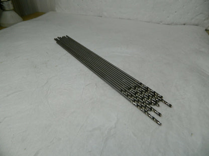 Cleveland HSS Aircraft Extension Drill Bit 5/32" Diam, 12" OAL Qty 11 C13182
