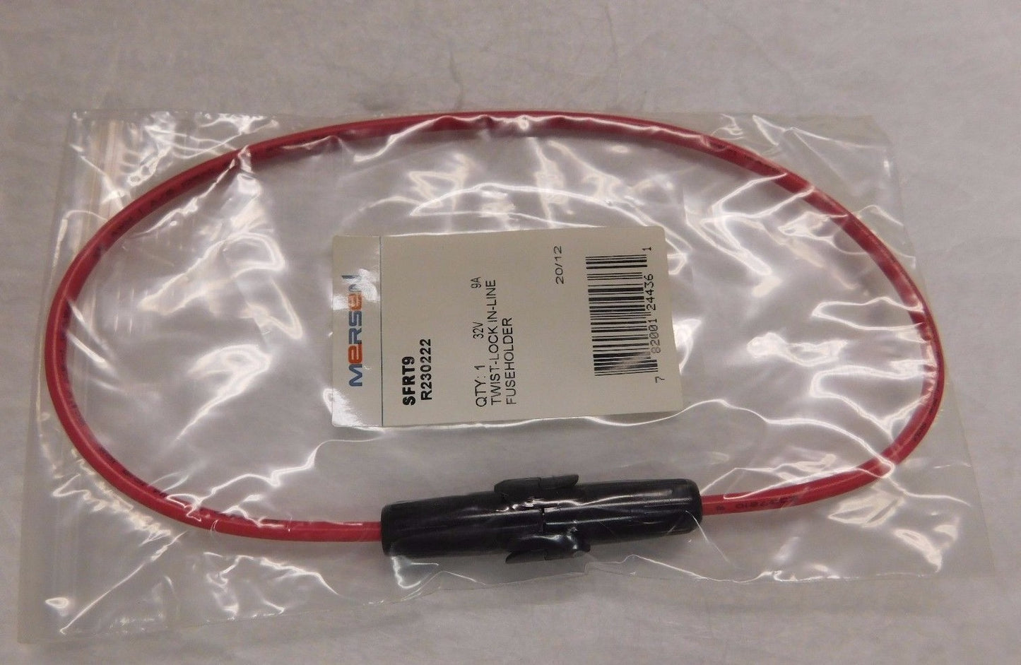Ferraz Shawmut Inline Fuse Holder 1-Pole 32 VAC/VDC 9A Lot of 6  #SFRT9