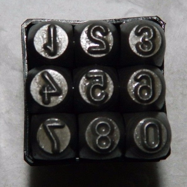 PRO Grade 1/4" Character Steel Stamp Set 00929489 INCOMPLETE