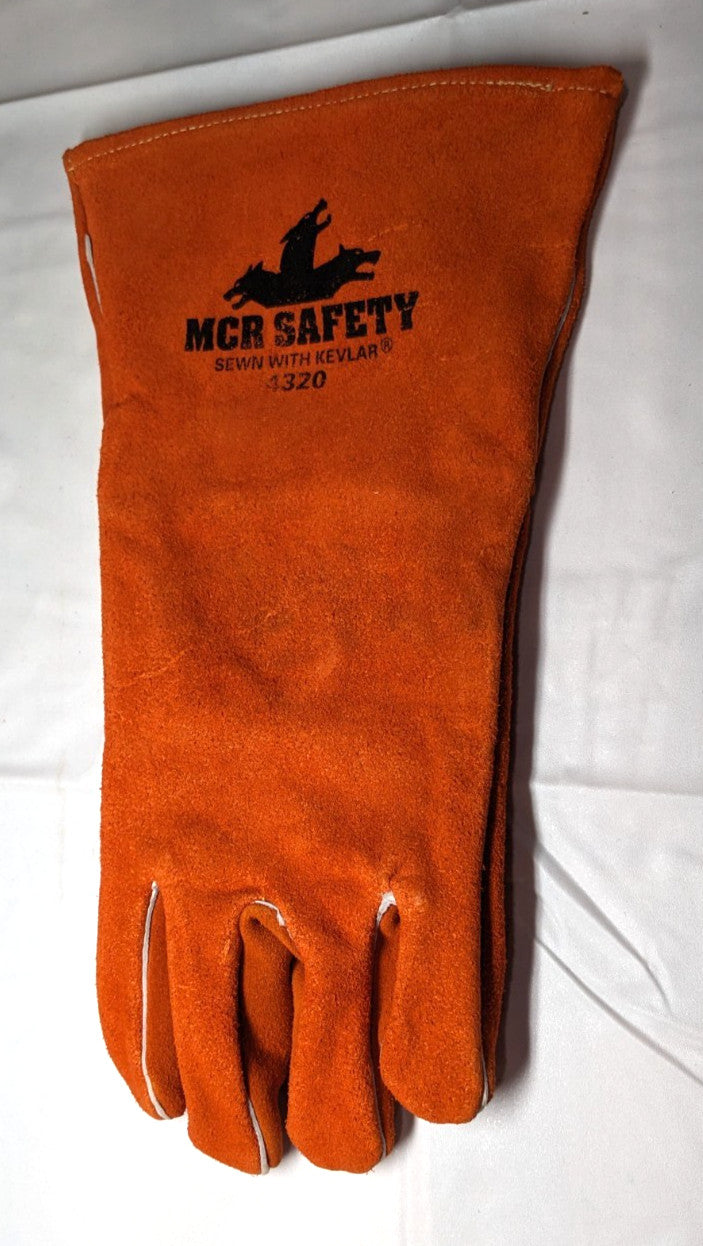 MCR SAFETY Welding Gloves Memphis Size XL Leather  4320 *LEFT HAND ONLY QTY 10*