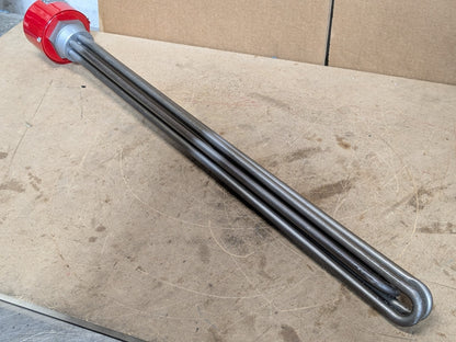 Chromalox 29" Pipe Plug Immersion Heater 3-Element 480v 3-Phase KB-3T1-0329-M1