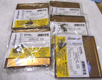 Cooper Wiring Devices 2 Gang 4-1/2" Standard Blank Wall Plates Qty 5 93152CUR