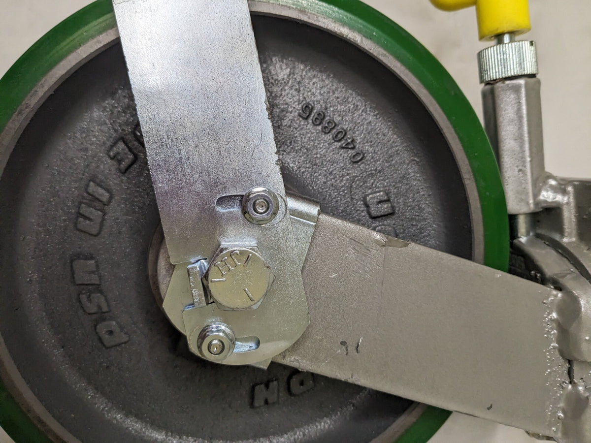 HAMILTON  Swivel Top Plate Caster 8" Diam, 2" Width 1,500 lb Cap S-WH-8DB-4SLZB