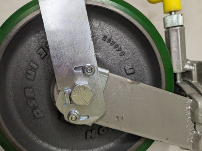 HAMILTON  Swivel Top Plate Caster 8" Diam, 2" Width 1,500 lb Cap S-WH-8DB-4SLZB