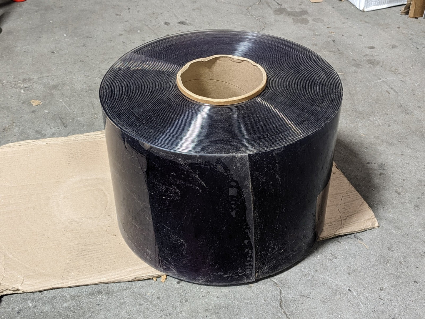 150 Ft. Bulk Roll of Aleco Clear PVC Curtain Strip 12" Width 170012