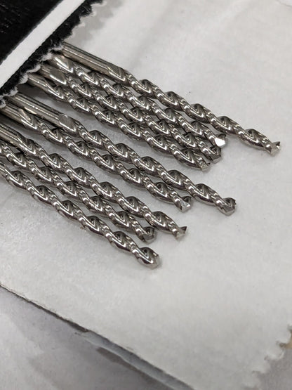 GUHRING Jobber Drill: 1.35 mm Dia, 130 deg Point, HSS Qty 9 9005490013500