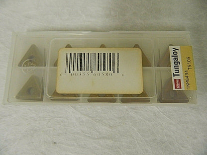 Tungaloy Carbide Turning Inserts TNMG434 Grade T5105 QTY 10 6853031