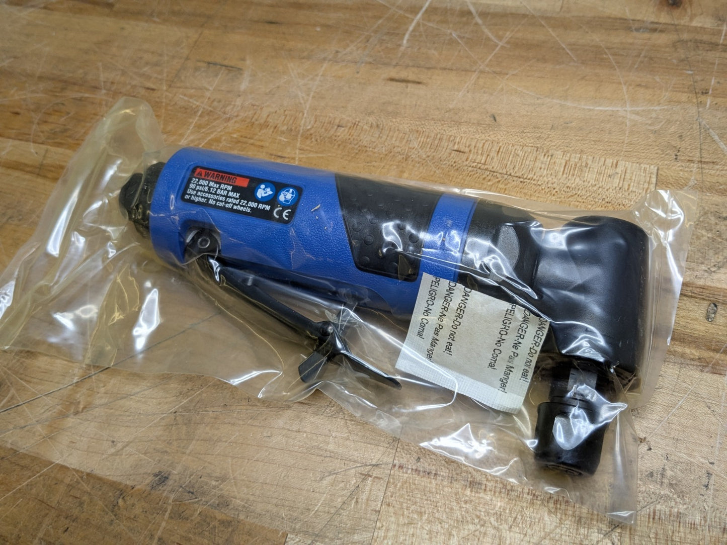 Norton Pneumatic Mini Angle Sander 1/4" Collet 22000 RPM Max. 66261150076
