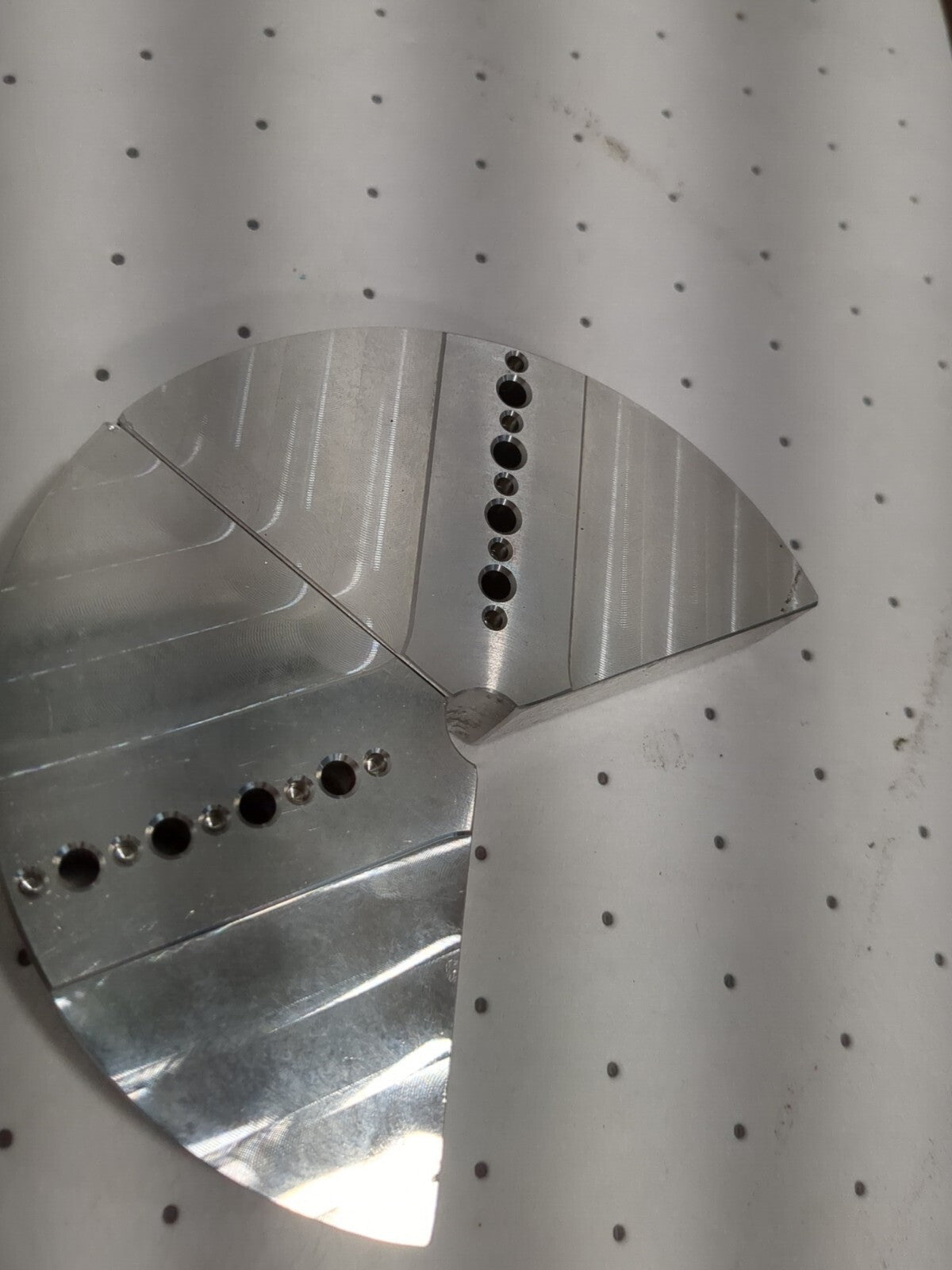 NORTHFIELD 2pc of Soft Lathe Chuck Jaws 5.75" Max Capacity Northfield AL-3-