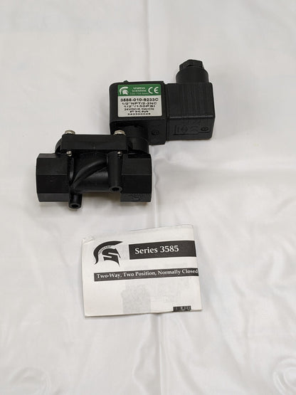 SPARTAN Solenoid Valve: 2-Way & 2-Position, 1/2" Port, NPT 3585-010-9233C