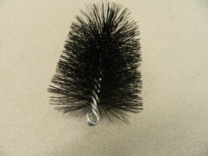 SCHAEFER BRUSH Double Stem/Spiral Tube Brush: 3-3/4" Dia, 7-1/2" OAL 43336