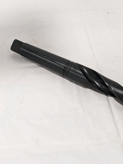 HSS Taper Shank Drill Bit: 1-11/32" Dia, 4MT, 118 ° Point 01541226