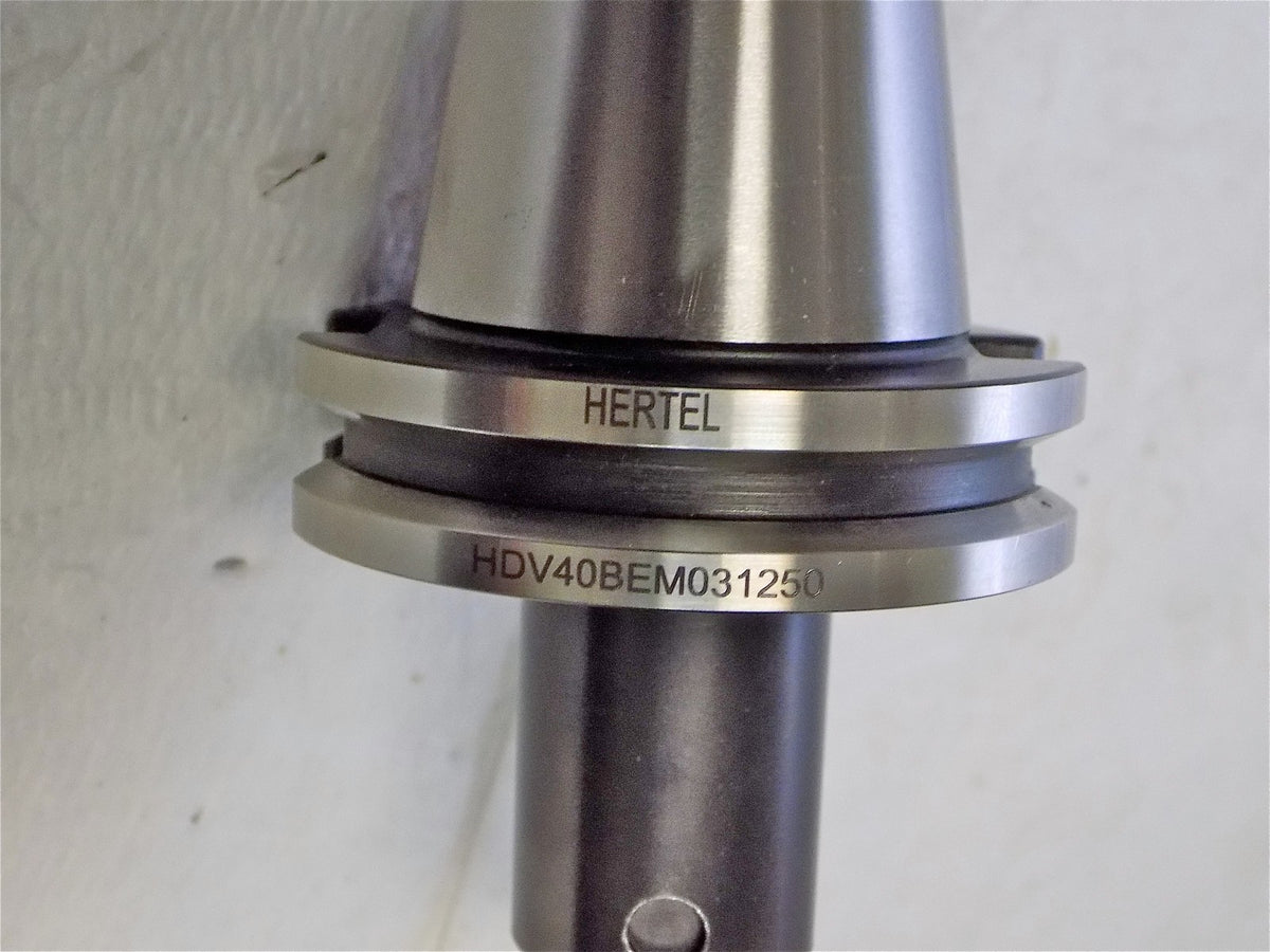 Hertel DV40 V-Flange End Mill Holder 5/16" Bore Hole Diameter HDV40BEM031250