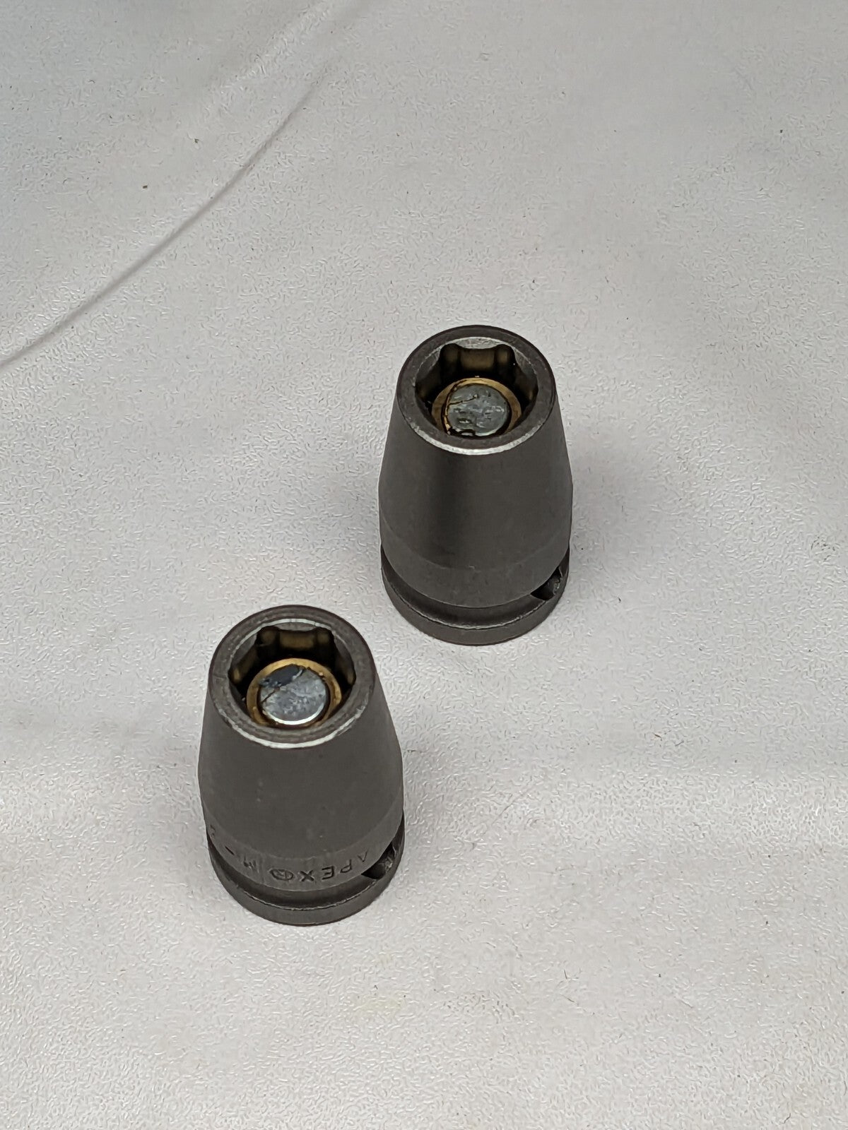 APEX Magnetic Impact Socket: 3/8" Drive, 3/8" Socket, Hex Drive Qty 2 M-3112