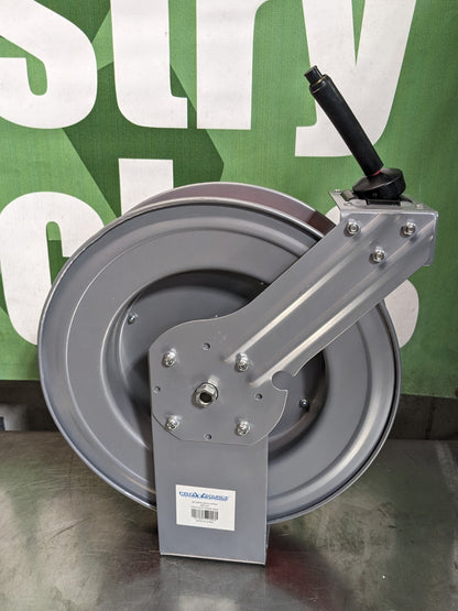 Pro Source 75 Ft Spring Retractable Hose Reel 3/8 In Fitting 300 PSI Max.