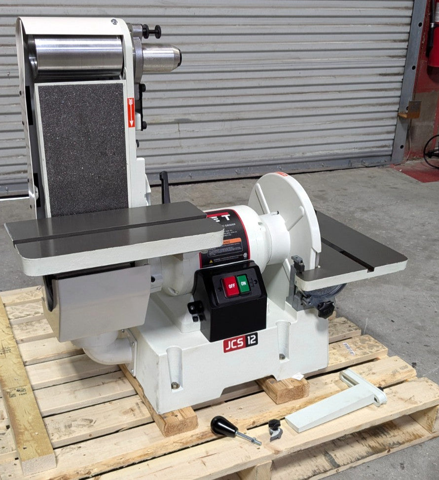 JET JCS-12 6x48" Belt & 12" Disc Combo Sander  115V  1-1/2HP  *Shipping Damage*