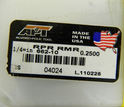 Alvord Polk Repairman's Reamer HSS 2-17/64" Diam x 1/4" Small End