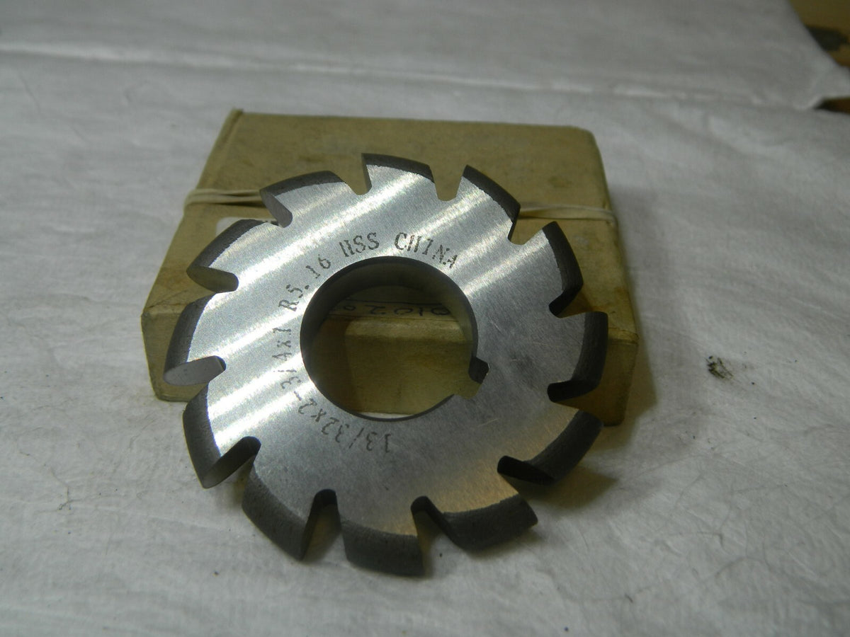 HSS Convex Radius Cutter 13/32" Radius 2-3/4" Dia 12T Arbor Connection 03170529