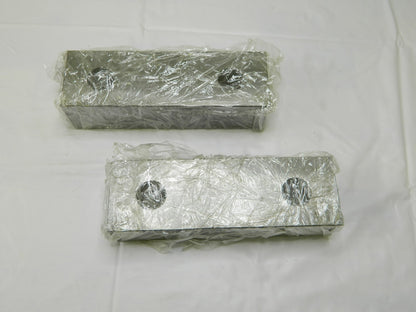 GIBRALTAR Vise Jaw: 6-1/8 Wide, 2 High, 1-1/2 Thick, Flat Qty 2 428-1068