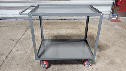 LITTLE GIANT Shelf Utility Cart Steel Gray (2) Swivel Wheels LGL-2436-6PY Repair