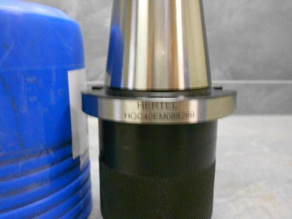 Hertel End Mill Holder HQC40EM088269 40NMTB Mount x 7/8" Bore 5698659