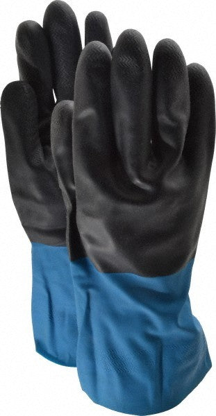 SHOWA Chemical Resistant Gloves: Size L, 26.00 mil Pack of 12 CHML-09