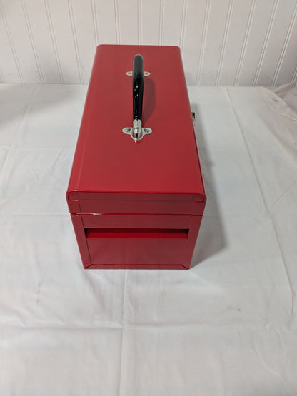Proto Steel Tool Box: 1 Drawer, 1 Compartment 14" W x 6-1/2" D x 6&quo