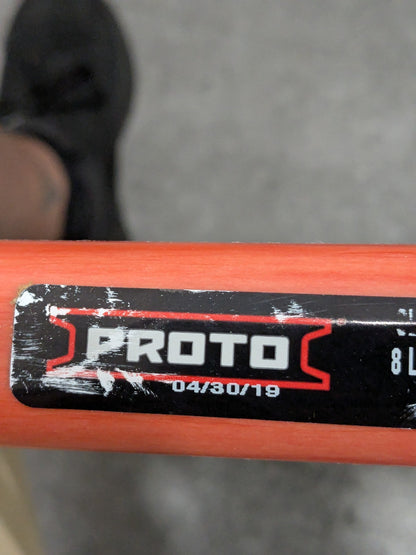 Proto 8 Lb Head, 32" Long Sledge Hammer Steel Head, Fiberglass Handle J1437G