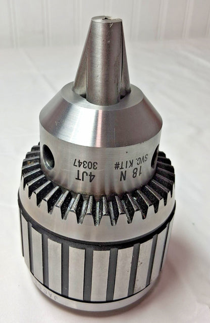 Jacobs Keyed Drill Chuck 1/8 to 3/4" Capacity Tapered Mount JT4 3007588