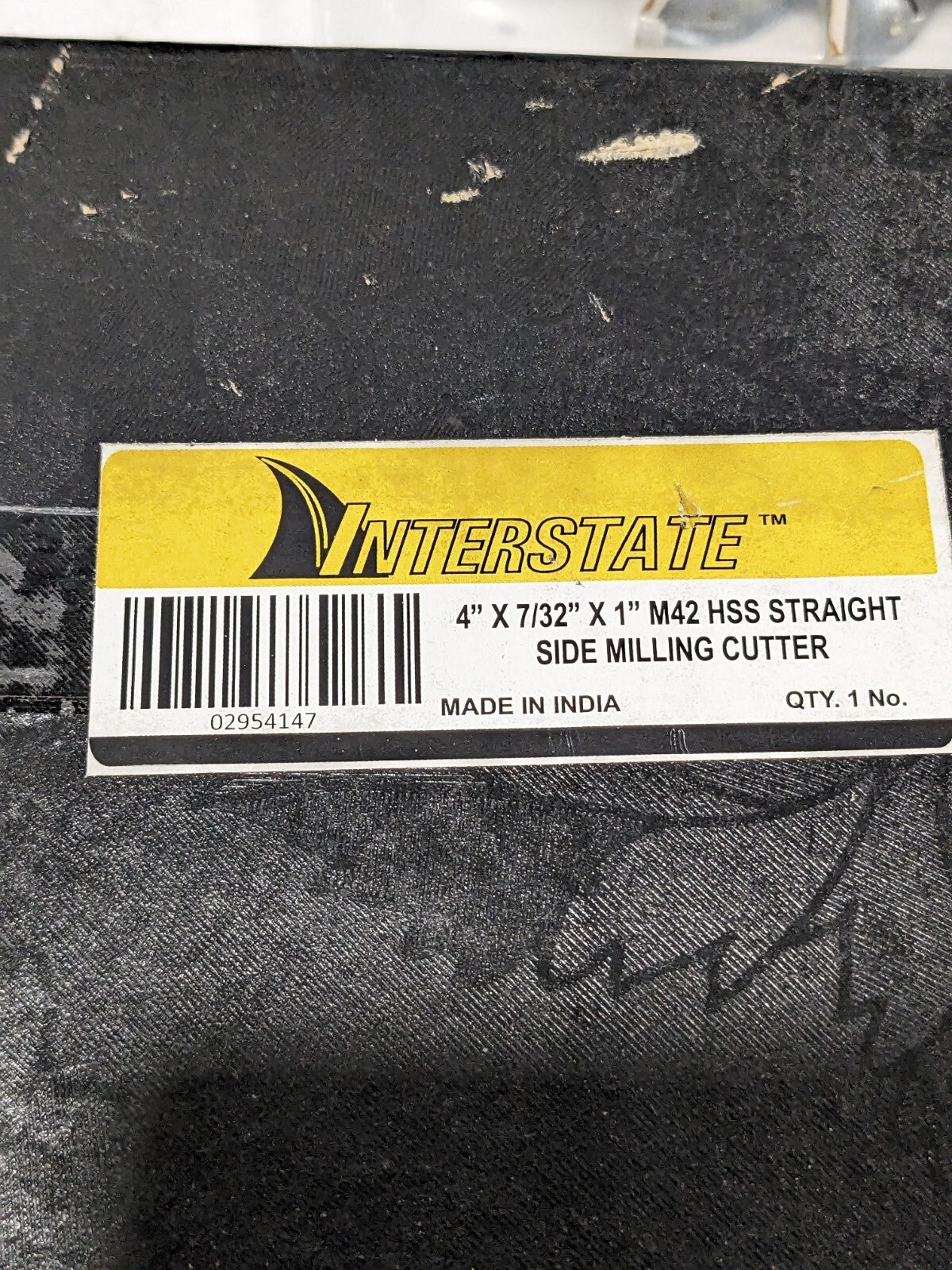 Interstate Straight Side Milling Cutter HSS M42 4" X 7/32" X 1" 0