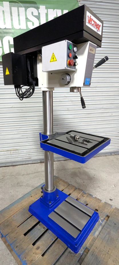 Vectrax 20" Variable Speed Drill Press  3MT  1HP  115V  RF-19V  *Scratch & Dent*