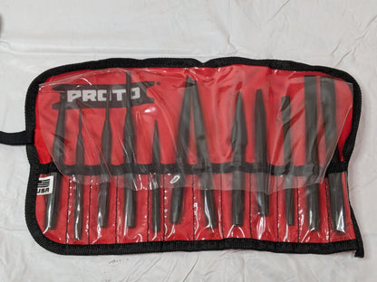 Proto 12 Piece Punch Chisel Set W/ Pouch J2