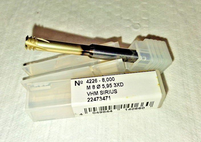 Guhring Carbide Micro Thread Mill Right Hand Cut Internal Threading 20531315