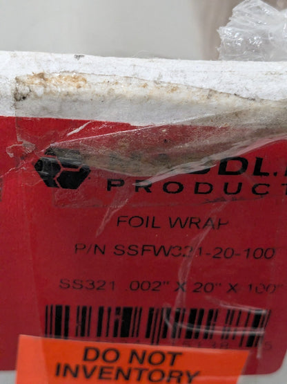 Maudlin Products 321 Stainless Steel Tool Wrap 100ft Long SSFW321-20-100