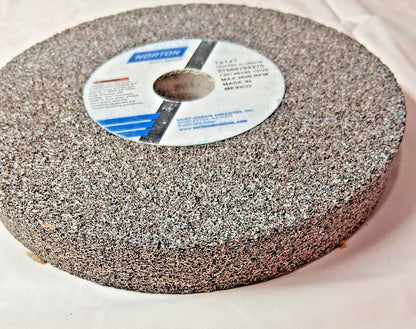 Norton Aluminum Oxide Bench Grinding Wheel 7x1x1 In 36 Grit Coarse 88275