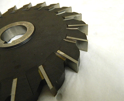 Interstate Straight Side Milling Cutter HSS M42 6" x 1/2" x 1" 20