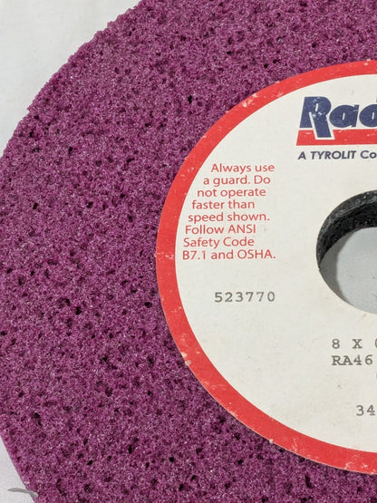 RADIAC 8" Diameter Surface Grinding Wheel - 1-1/4" Hole Size, H Wheel 34078811