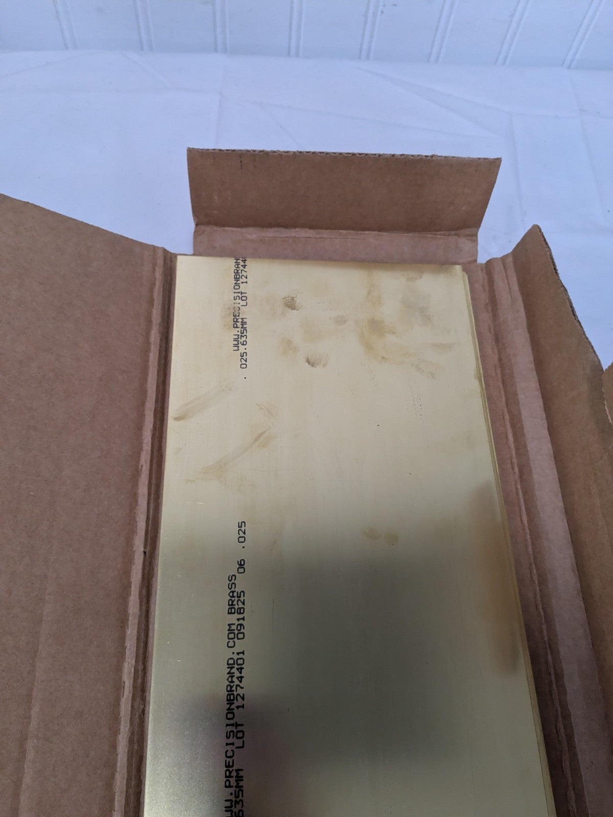 Precision 15 Pc Brass Shim Stock Sheet Assortment 0.001 to 0.031" 17550