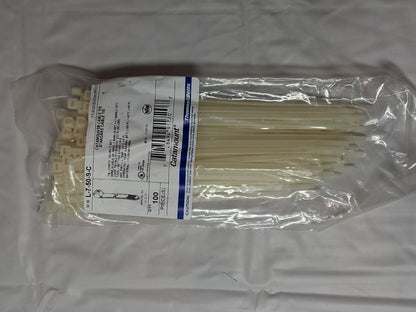 Thomas&Betts Nylon Cable Tie 7.6" 50lb Natural QTY1000 L-7-50-9-C