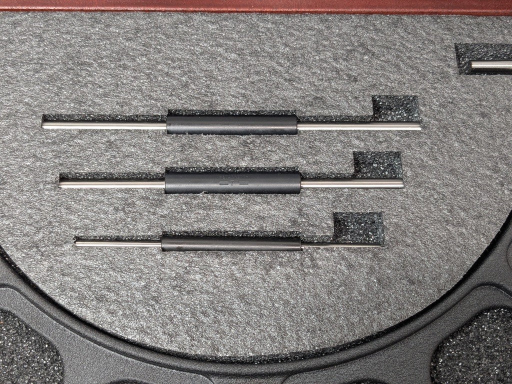 Starrett 6 Piece Mechanical Outside Micrometer Set 6 to 12" Range 72704
