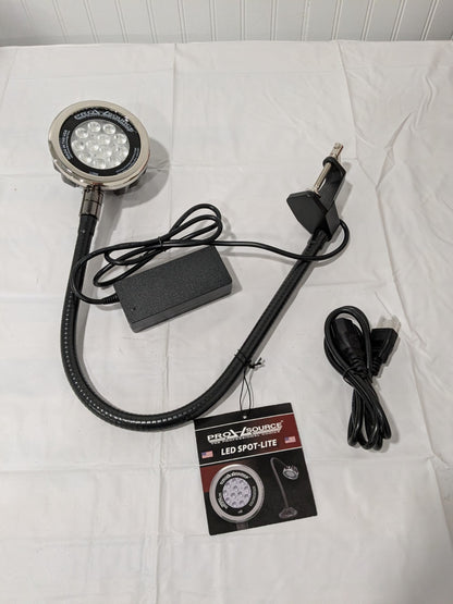 Pro-Source Spot Light with Gooseneck, LED,100-240V PS-SLCD2230120V