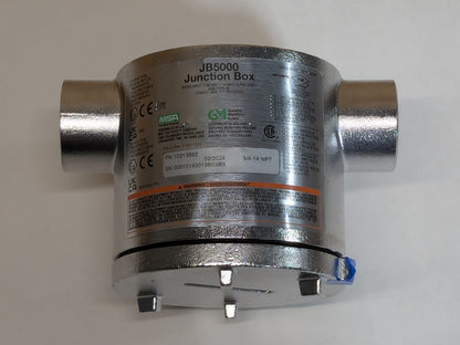 MSA JB5000 Junction Box for X/S500 Sensors 3/4" NPT Stainless Steel