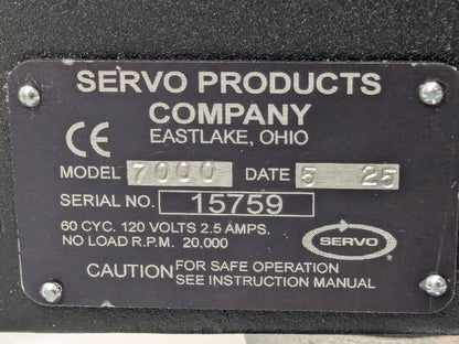 Servo Floor Drill Press 7" Swing 0.1 hp 120V 1 Phase M-7000 DAMAGED